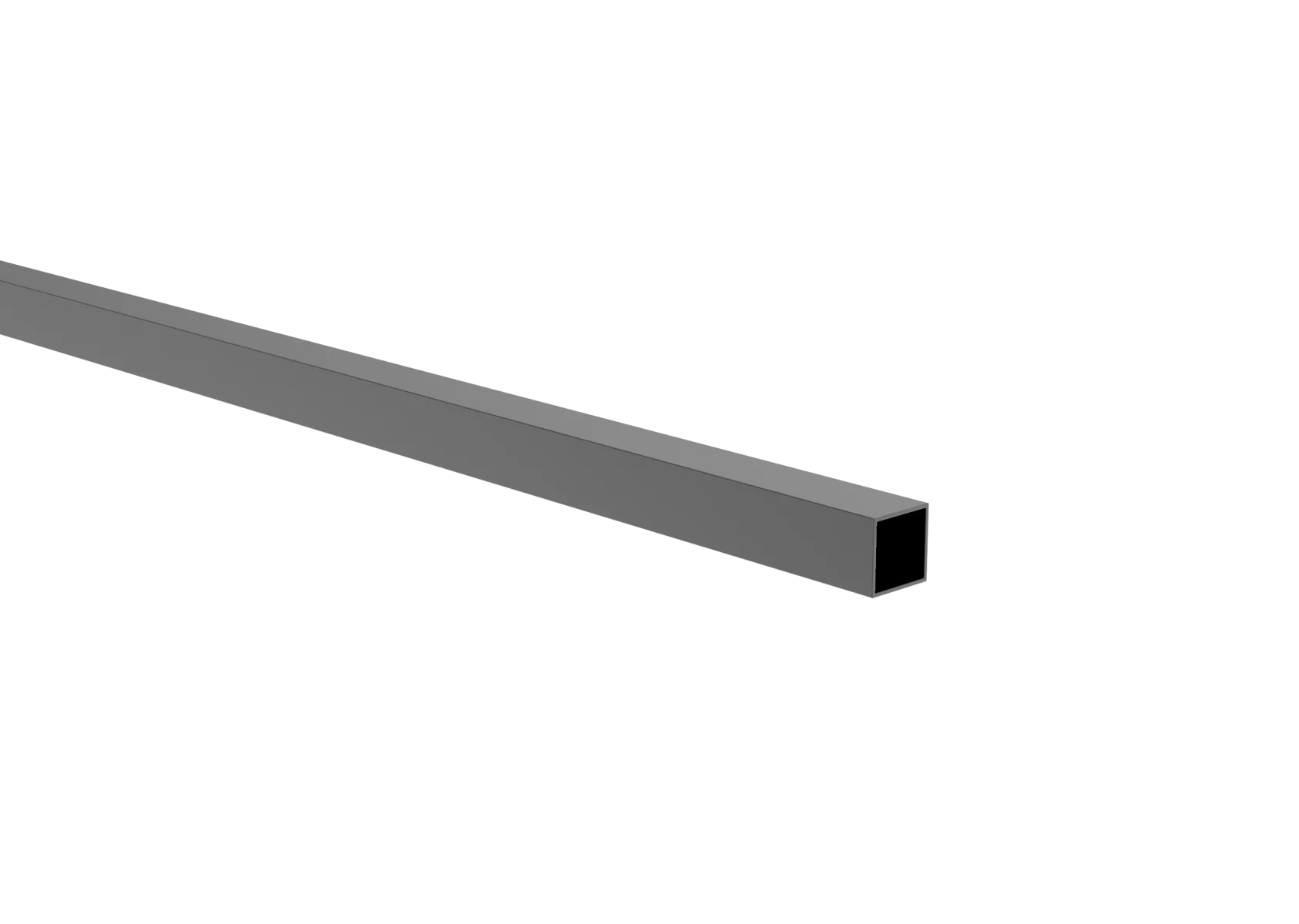 Aluminiowe wypełnienie ogrodzenia i fasadowa listwa narożna, 20 x 20 – 6,0 m – Antracyt RAL 7016