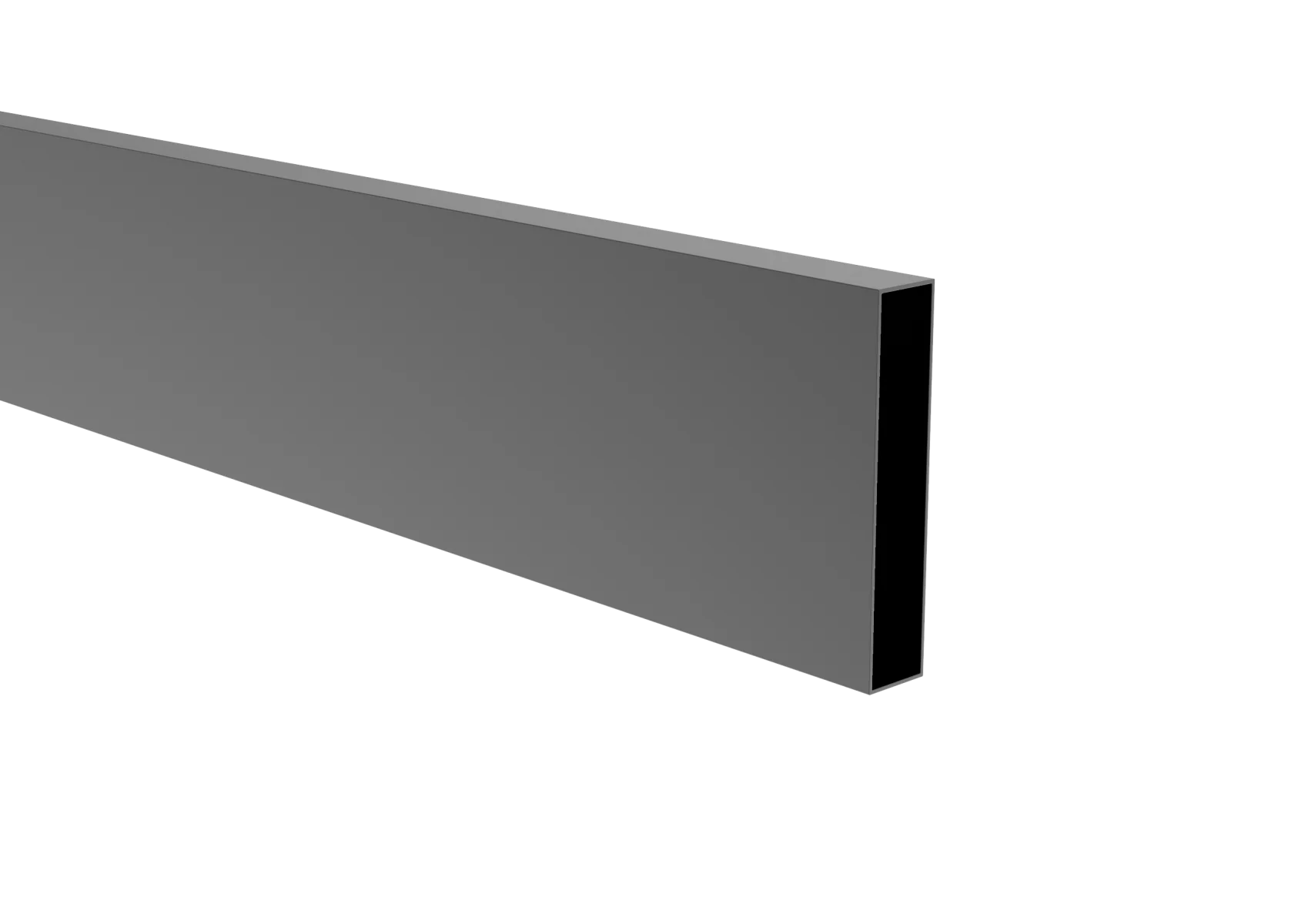 Wypełnienie ogrodzeniowe aluminiowe 20x100x1,1 - 6m - Antracyt RAL 7016