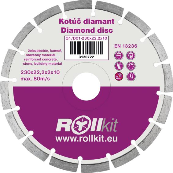 Diamentowe ostrze 230x22,2x10mm