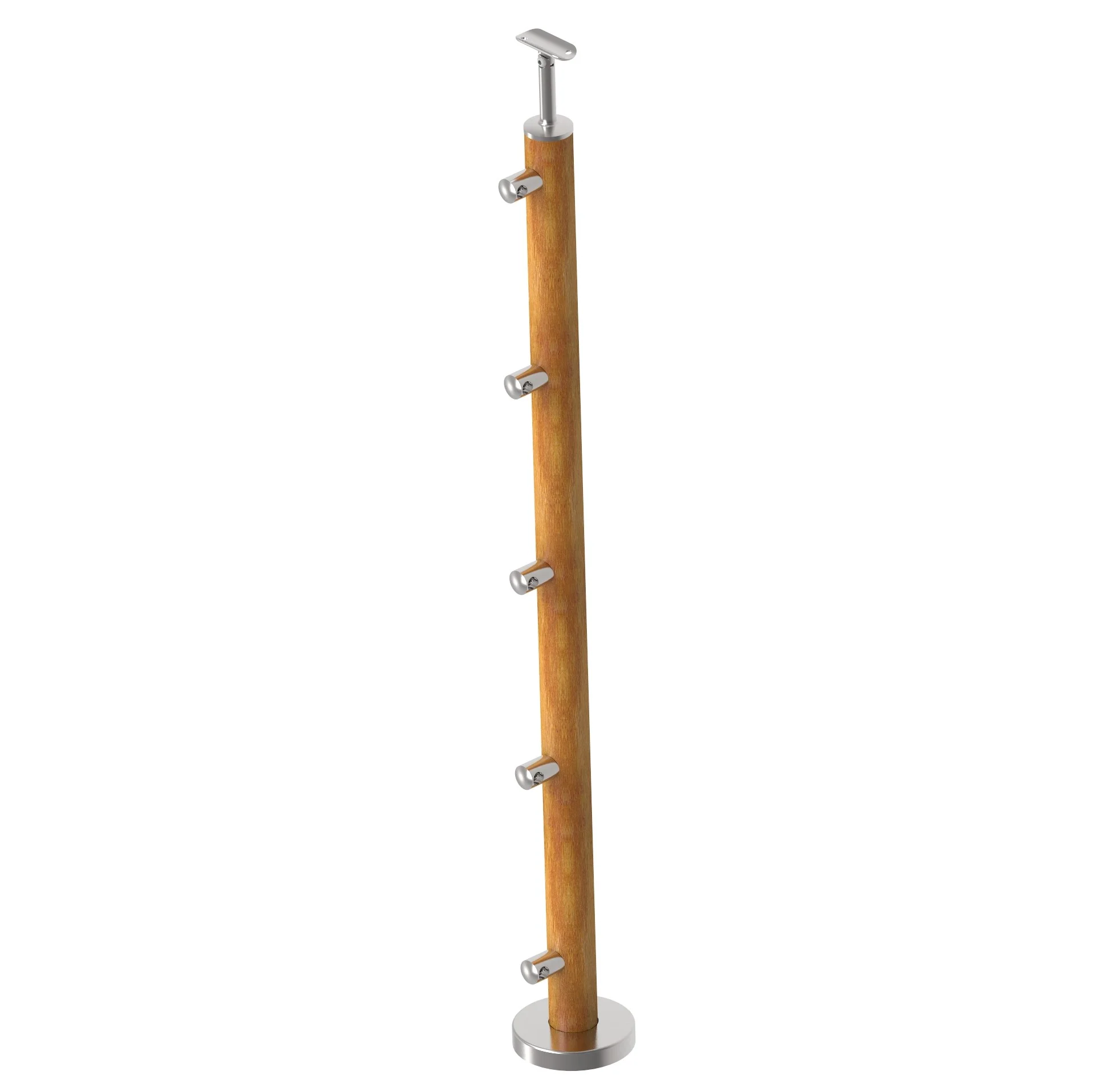 Kołek DĄB D50/5x12mm, v=100cm, VK-Schody