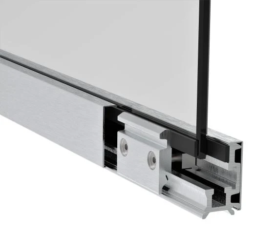 listwa zasciskowa do obudowy szklannej elox-inox