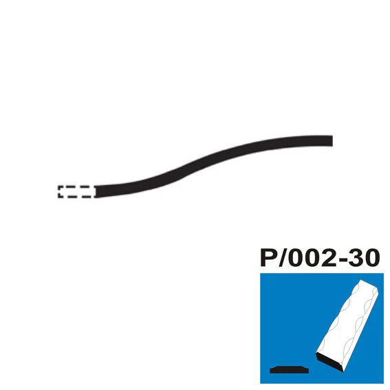 Łuk obły P/002-30x5, p250, L2200mm
