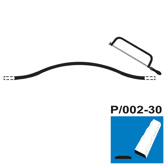 Łuk obły P/002B-30x5, P200, L1000-1300mm