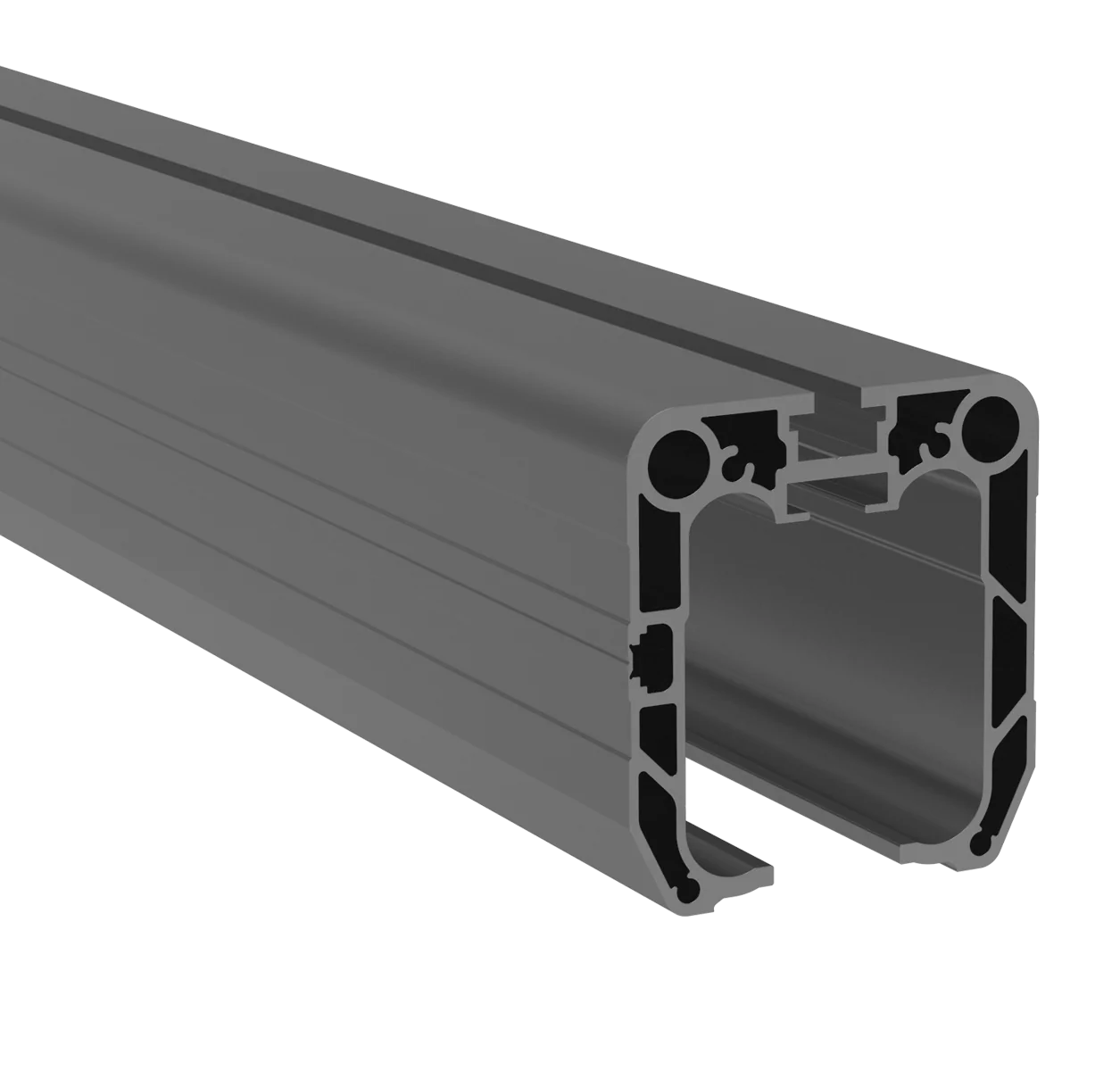 Prowadzący profil dolny AL, 90x99mm, L6m, RAL7016