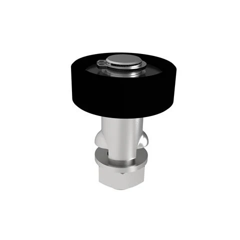 Rolka plastkiowa czarna Zn,