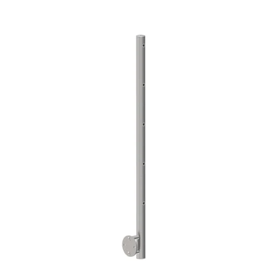 Słupek nierdzewny BK + A12/12-PVC