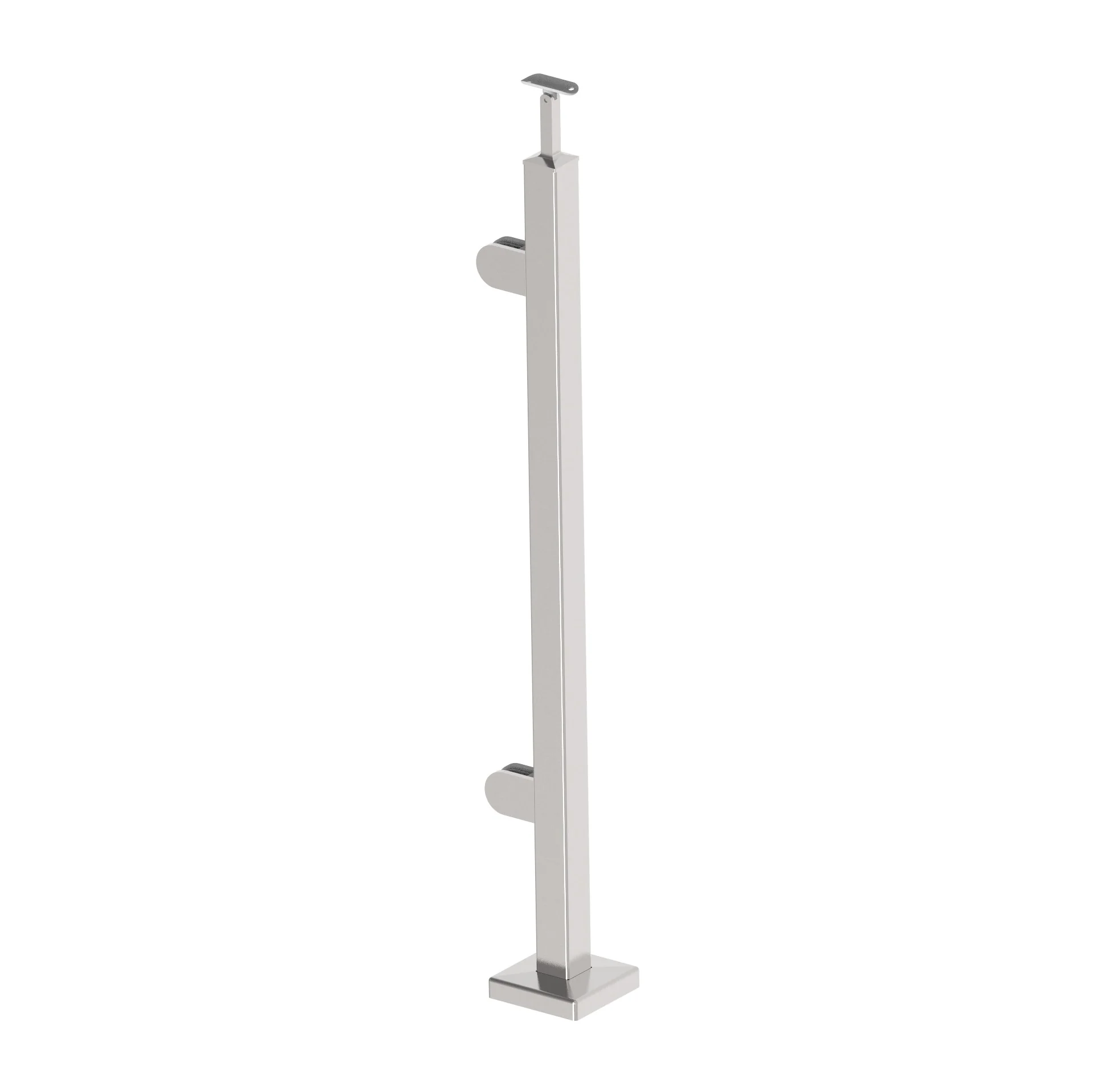 Słupek nierdzewny -prosto AISI304, 40x40x2/2xmodel