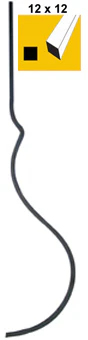 Tralka h900, 12x12mm