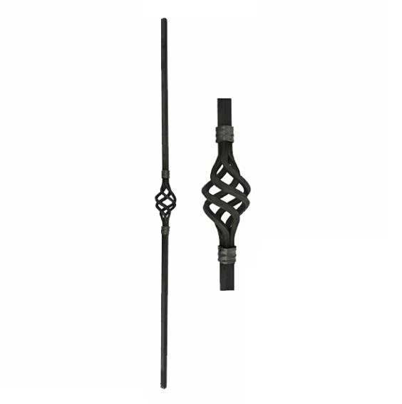 Tralka zdobiona h900, b58, 12x12mm