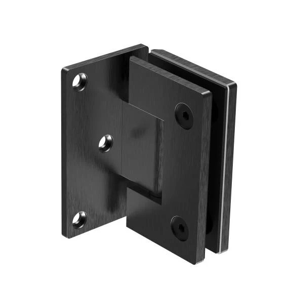  Zawias do drzwi szklanych +/- 90 stopni BLACK