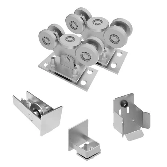 Zestaw do bram przesuwnych SV-80x80-ECO-INOX